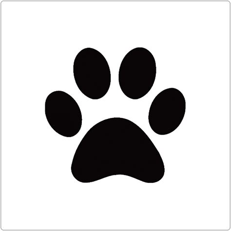Free Dog Paw Print Stencil, Download Free Clip Art, Free Clip Art on