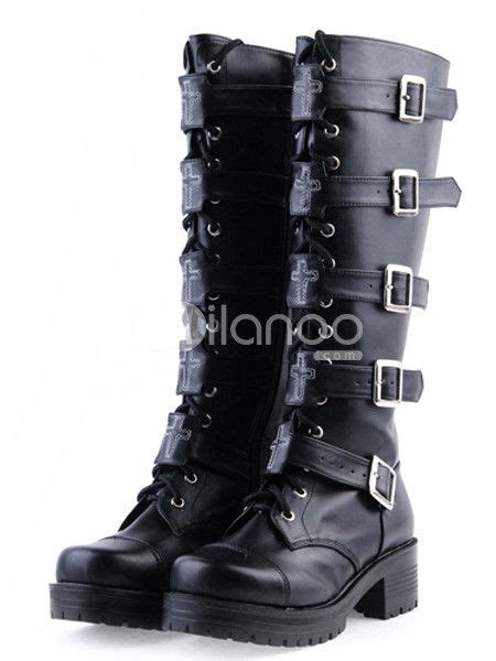 Badass Buckle Goth Boots Gothic Shoes Gothic Boots