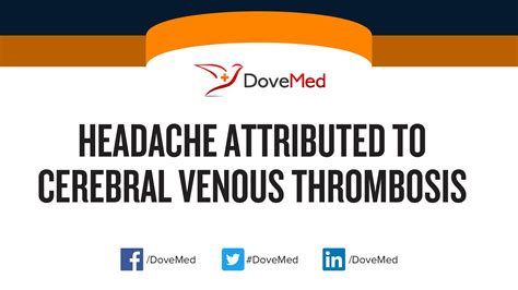 Headache Attributed To Cerebral Venous Thrombosis