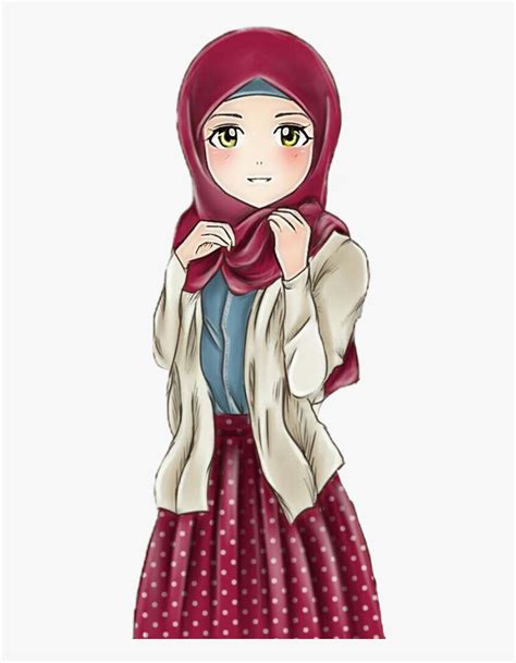 Cute Hijab Anime Girl Wallpapers Wallpaper Cave