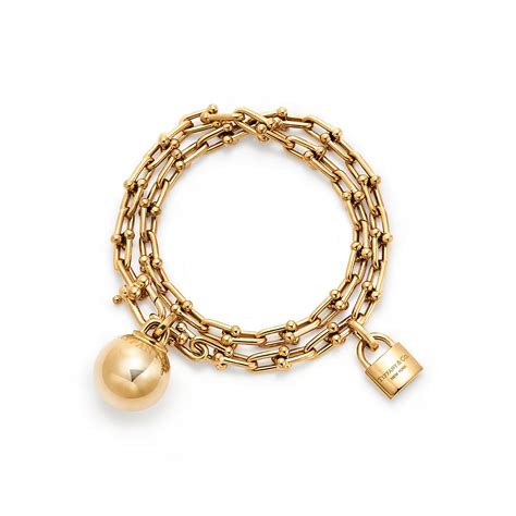 Tiffany Hardwear Wrap Bracelet In 18k Gold Medium Tiffany And Co