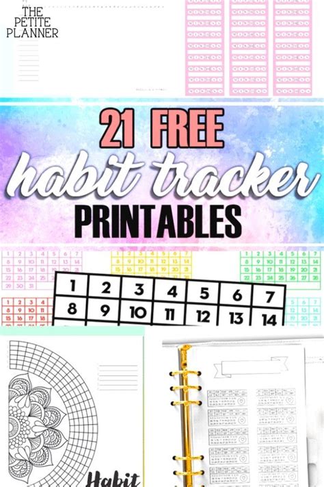 Free Simple Habit Tracker Printable World Of Printables Vrogue