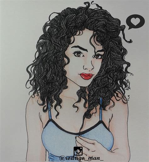 Instagram Rodrigo Man Drawing Draw Desenho Sketch Curlyhair