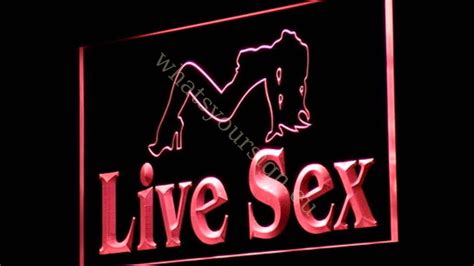 Live Sex Led Neon Light Sign Display Youtube