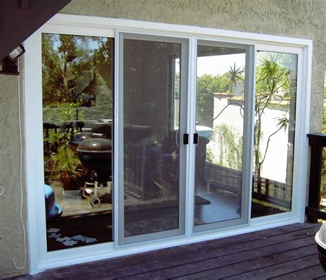 They fit into tighter spaces than our hinged doors because their panels don't interfere with your room or patio. Patio Glass Doors - Harbor All Glass & Mirror, Inc.