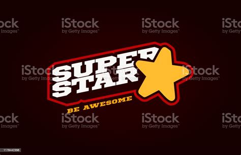 Superstar Modern Professional Sport Typography In Retro Style Vector