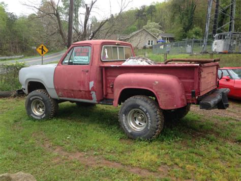 Dodge Power Wagon 1979 Red For Sale W13jf9s190554 1979 Dodge Red