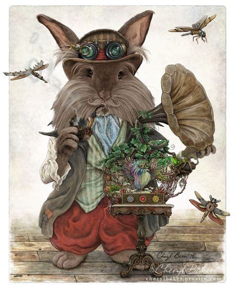 Cast Of Characters On Behance With Images Steampunk Animals