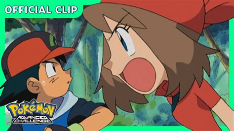 Ash And May Argue Pokémon Advanced Challenge Official Clip Youtube
