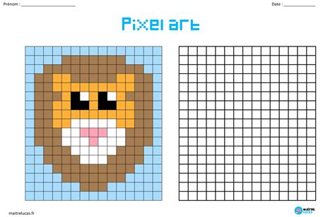 Abbreviare Dirigente Scolastico Miscellaneo Pixel Art A Imprimer Facile