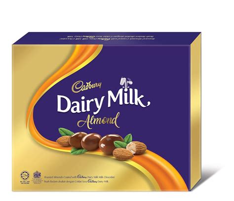 Cadbury Dairy Milk Almond Chocolate T Box 300g Grocery