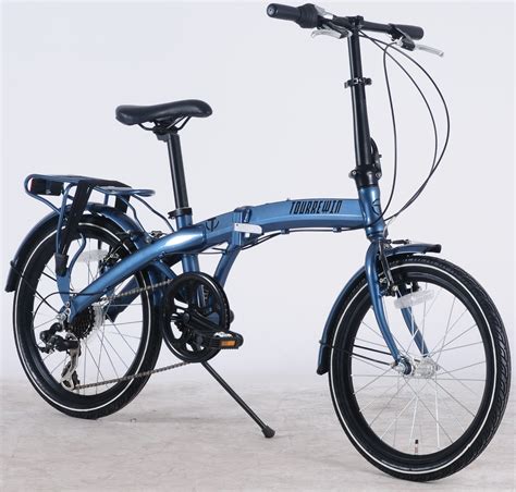 20 Inch Aluminum Alloy Shimano 7 Speed Folding Bike China Bike And
