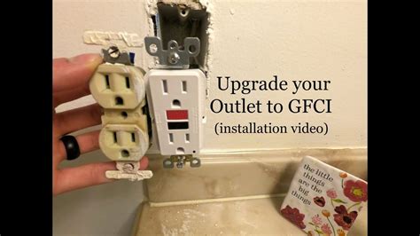 Upgrading An Outlet To Gfci Installation Video Youtube