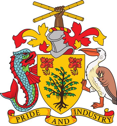 National Emblem Coat Of Arms Of Barbados Symbol Hunt