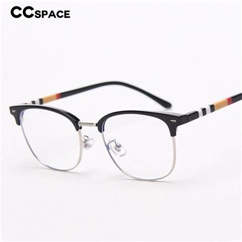 49135 tr90 square metal glasses eyebrow frames ultralight women optical fashion computer glasses