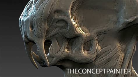 Predator Speed Sculpt In Zbrush 4r5 Theconceptpainter Hd Youtube