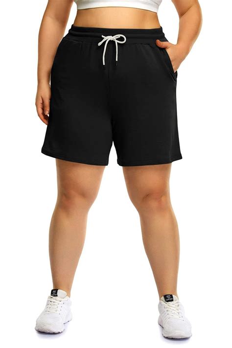 Womens Plus Size Summer Shorts Plus Size Versatile Active Pants Poseshe