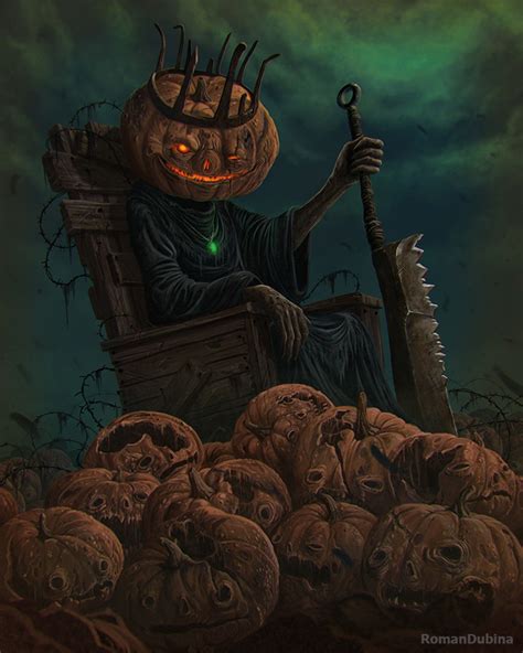Pumpkin King By Romandubina On Deviantart Halloween Artwork Dark