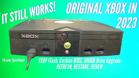 Original Xbox In 2023 Tsop Bios And Hdd Upgrade Clock Capacitor