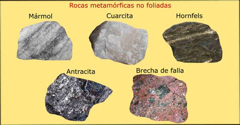 Rocas metamórficas tipos clasificación y ejemplos