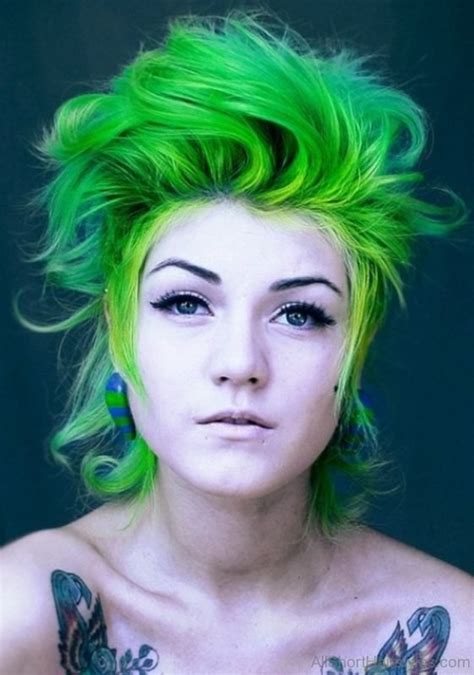 70 Colored Short Funky Hairstyle For Women