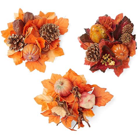 Autumn Harvest Candle Ring Candles And Accessories Home Decor