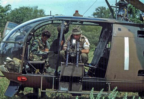 Alouette Gunship Assembly Point Juliet Zezani Zimbabwe Rhodesia 1980