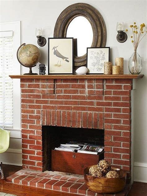 10 brick fireplace decorating ideas decoomo