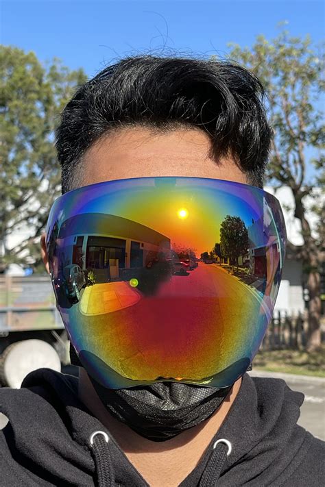 Oversize Futuristic Ppe Mask Visor Face Shield Sunglasses In 2021