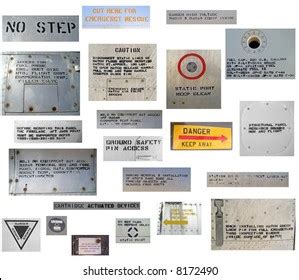 Military Aviation Warning Signs Stock Photo Shutterstock