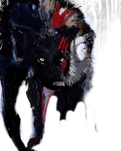 Black Wolf Solo Two Wolves Tattoo Wolf With Red Eyes Wolf People