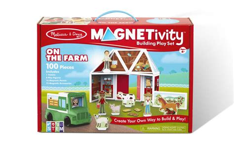 Melissa And Doug Magnetivity Magnetic Tiles Building Play Set On The