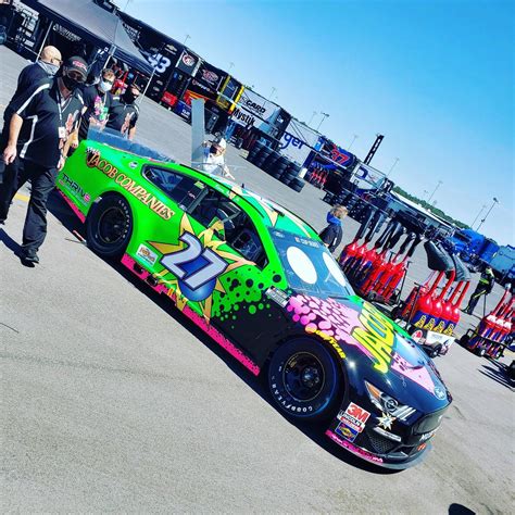That will allow drivers to choose which lane they line up in for restarts. 2020 NASCAR Cup Series No. 27 Rick Ware Racing Paint ...