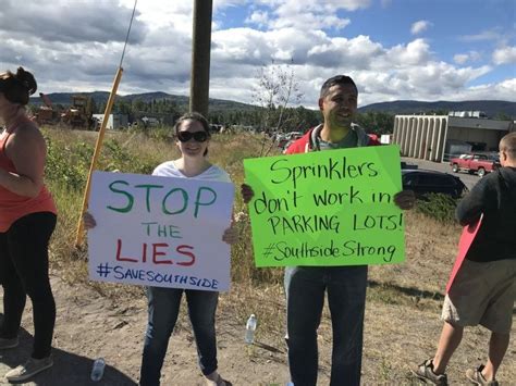 Burns Lake Protesters Upset After Firefighters Denied
