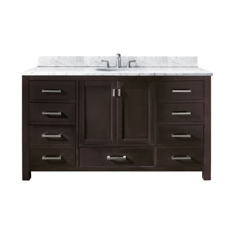 Single vanity sinks are perfect for those with smaller bathrooms. 60 Inch Single Sink Bathroom Vanity with Choice of Top ...