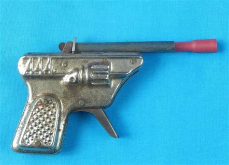 Vintage 1950s Japanese Japan Double Barrel Aaa Toy Cap Gun Pistol