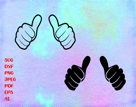Thumbs Up Svg Hands Svg Double Thumbs Up Svg This Guy Etsy Ireland