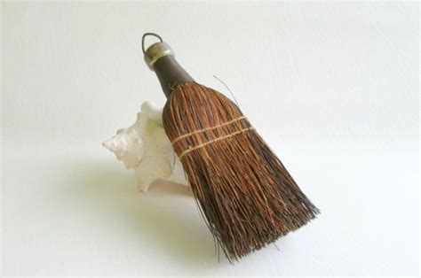 Vintage Whisk Broom Little Brown Straw Broom By Weelambievintage With