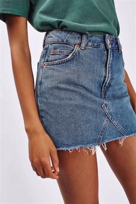 This Diy Denim Skirt Hack Will Turn Your Jeans Into A Sassy Summertime Staple Diy Denim Skirt