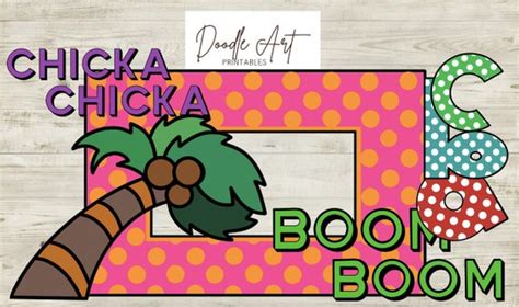 Chicka Chicka Boom Boom Clipart Pack Etsy España