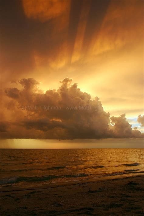 Stormy Gulf Coast Sunset Captiva Florida Matt Tilghman Photography