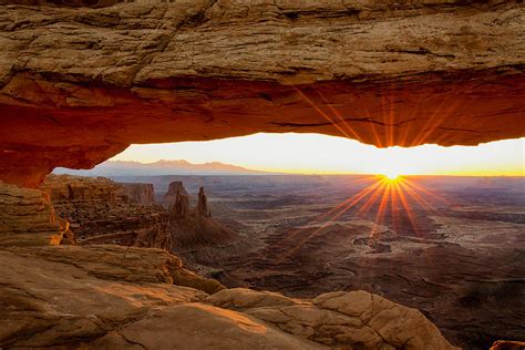 Mesa Arch Sunrise Canyonlands National Park Moab Utah Photograph By