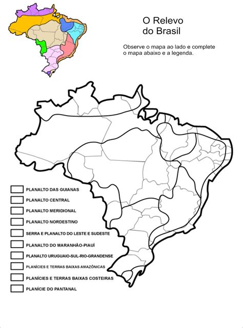 Atividade Elementos De Um Mapa