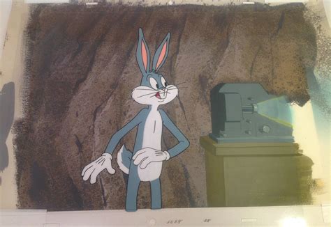 Vintage Bugs Bunny Animation Production Cel With Painted Etsy