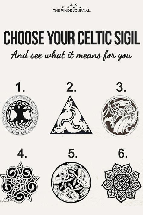 Choose Your Celtic Sigil And See What It Means For You Celtic Symbols