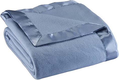 Miles Kimball Satin Fleece Blanket By Oakridge Comforts Fullqueen