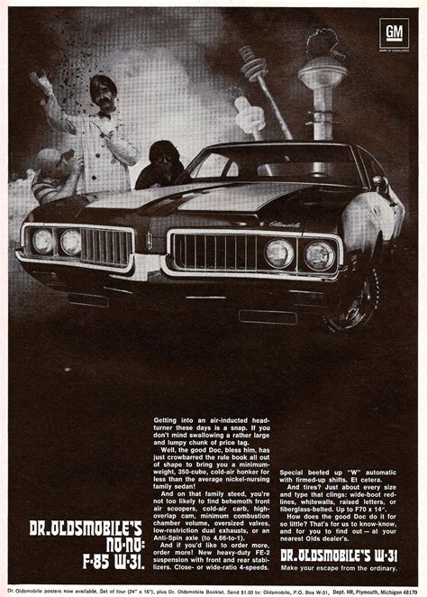 Oldsmobile Muscle Car Ads Best Muscle Cars