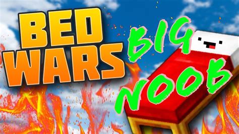 The Biggest Bedwars Noob Plays Solo Noob Youtube