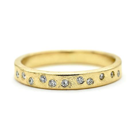 Scattered Diamond Ring Rings By Ji Jewelry