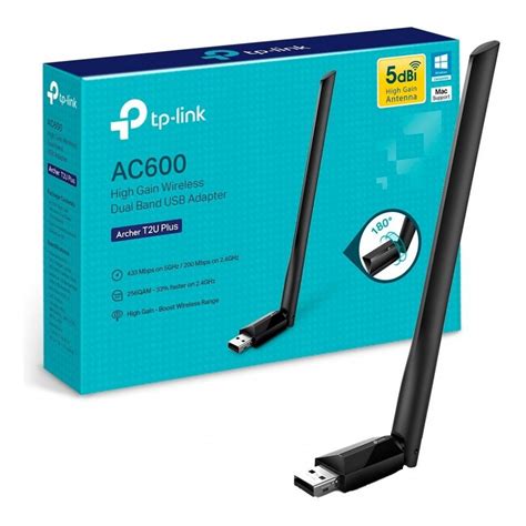 Adaptador Tp Link Usb Wifi Archer T3u Plus Ac1300 Dual Band